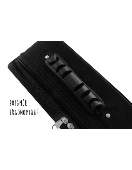 Bolsa de cocinero Sabatier Idéal Inox 4 cuchillos de cocina franceses + 14 utensilios - Exclusividad