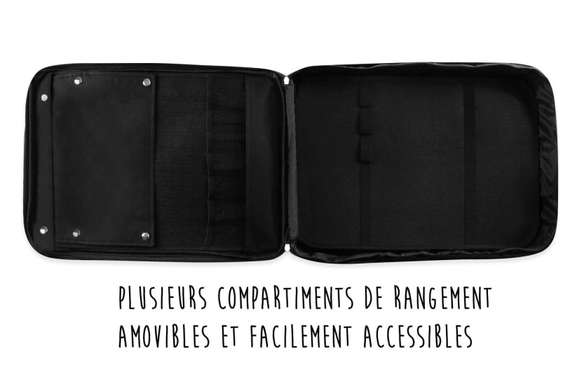 Bolsa de cocinero Sabatier Idéal Inox 4 cuchillos de cocina franceses + 14 utensilios - Exclusividad