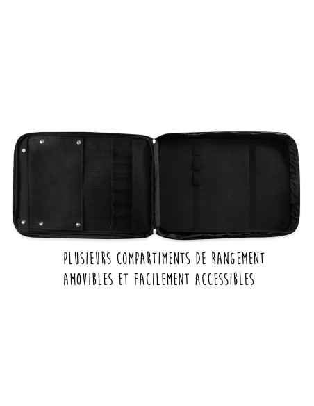 Bolsa de cocinero Sabatier Idéal Inox 4 cuchillos de cocina franceses + 14 utensilios - Exclusividad