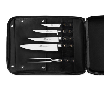 Saco especial Sabatier Chef 4 facas de cozinha francesas + 1 garfo - Exclusividade 2
