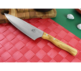 Coltello da cuoco Gehring Look lama 15 cm damasco 65 strati manico in legno d'oliva 2