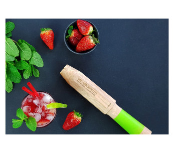 Conjunto Mojito Cookut 1 espremedor + 2 palhinhas de vidro + 1 folheto de receitas 2