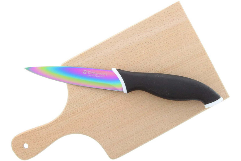 Set van 6 Pradel Excellence steakmessen 10cm titanium gecoat lemmet