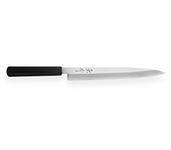 Yanagiba veitsi japonais artisanal Kagekiyo Suri Urushi 24cm