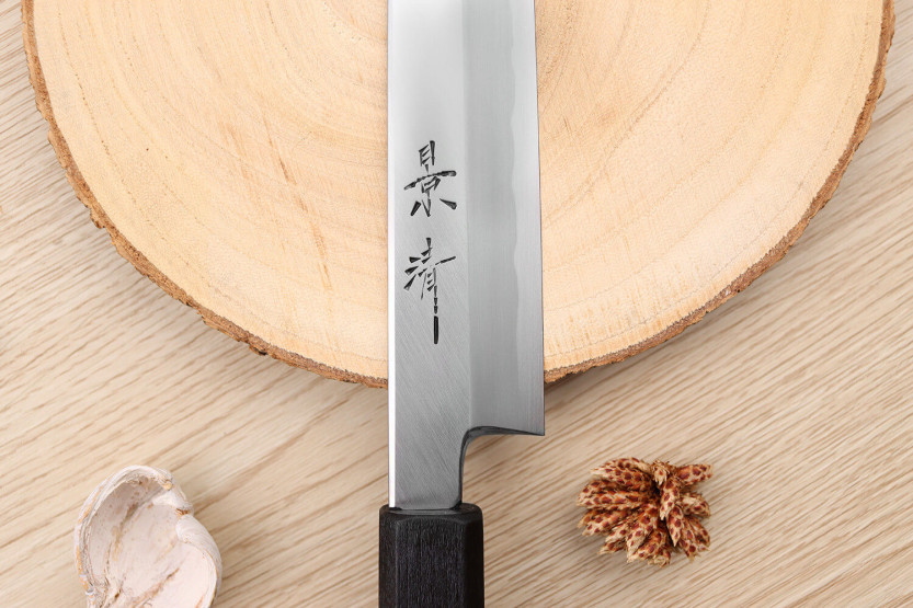 Yanagiba-kniv japonais artisanal Kagekiyo Suri Urushi 24cm