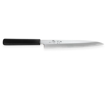 Faca yanagiba japonesa artesanal Kagekiyo Suri Urushi 21cm