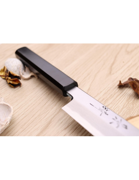 Yanagiba-kniv japonais artisanal Kagekiyo Suri Urushi 21cm