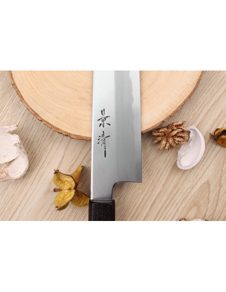 Cuchillo kiritsuke artesanal japonés Kagekiyo Suri Urushi 21cm