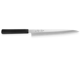 Faca sujihiki japonesa artesanal Kagekiyo Suri Urushi 24cm