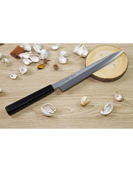 Kagekiyo Suri Urushi Coltello sujihiki giapponese fatto a mano 24 cm