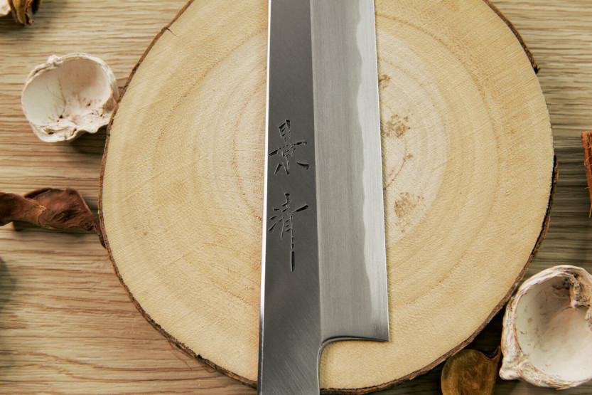 Kagekiyo Suri Urushi Japansk håndlavet sujihiki-kniv 24 cm