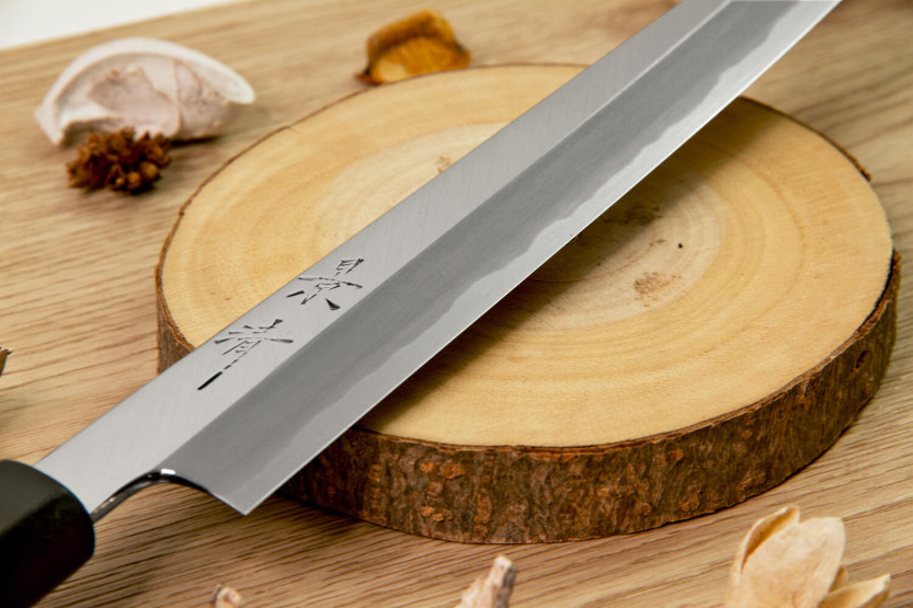Kagekiyo Suri Urushi Japans handgemaakt sujihiki mes 24cm