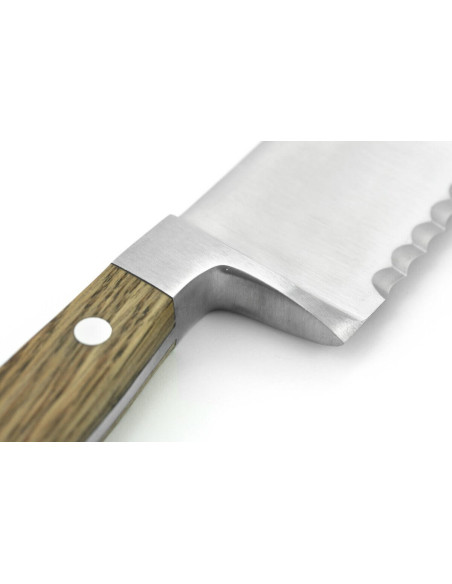 Sett med 5 smidde Güde Alpha Oak-kniver