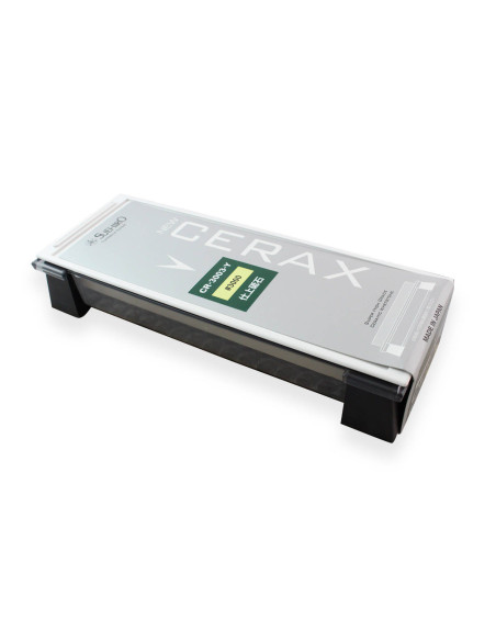 Japanese whetstone Suehiro Cerax ceramic 3000 grit on base - Size M