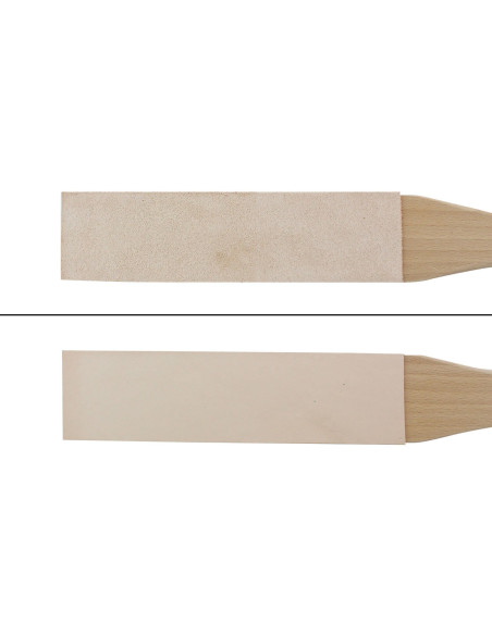 Suehiro japansk poleringslædersæt 31 cm + slibepasta