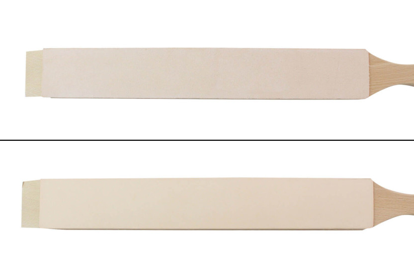 Suehiro japansk poleringslædersæt 48,5 cm + slibepasta