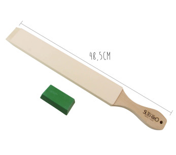 Suehiro Japanilainen kiillotusnahan kiillotussarja 48,5cm + hiomatahna