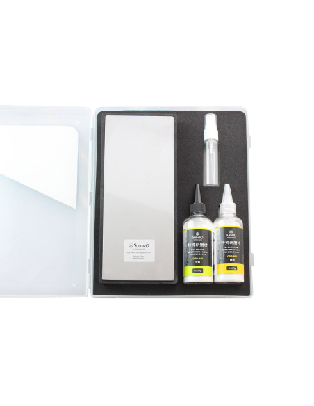 Suehiro Japanisches Kit zum Restaurieren von Damast eines Messers - 5 Teile