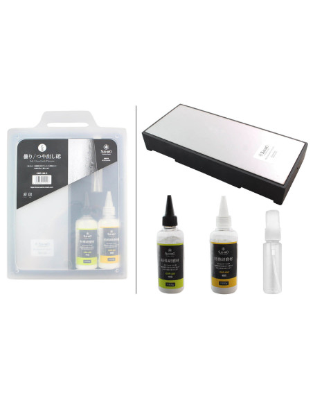 Suehiro Japanisches Kit zum Restaurieren von Damast eines Messers - 5 Teile