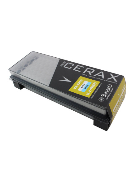 Pedra de afiar de cerâmica japonesa Suehiro Cerax 1000/6000 - Tamanho M