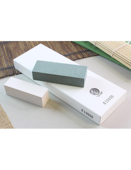Piedra de afilar japonesa Suehiro Kouseki grano 10000 pulido extremo
