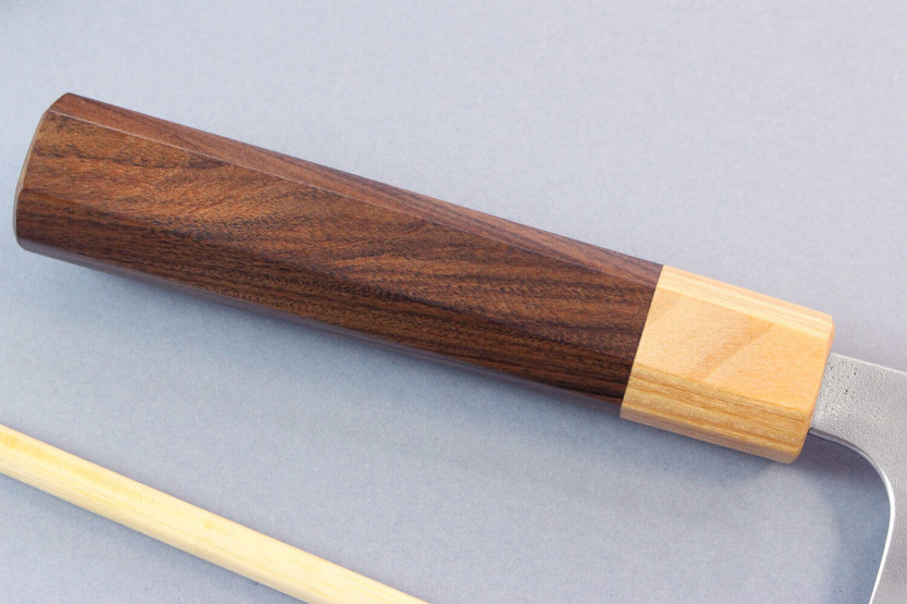 faca nakiri japonês artesanal Yoshimi Kato AS Nashiji 16,5cm
