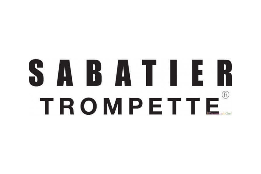 Set of 6 Sabatier Trompette steak knives with rivet handles