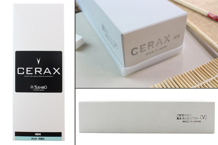 Maxi Suehiro Cerax ceramic 320 grit Japanese whetstone
