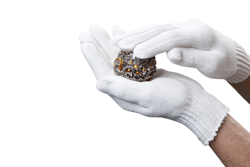 Anti-Fingerprinting-Handschuhe Touch-up Gloves Cape Cod 100% Baumwolle