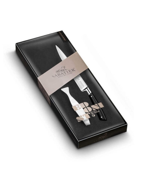Sabatier Edonist forged fish fillet set + tongs