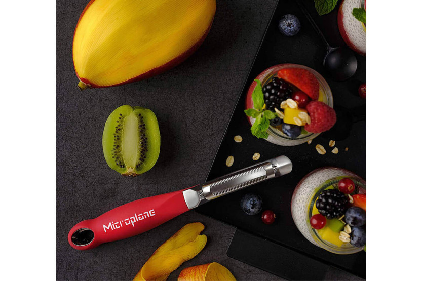 Microplane professional saver com lâmina dupla de serrilha móvel
