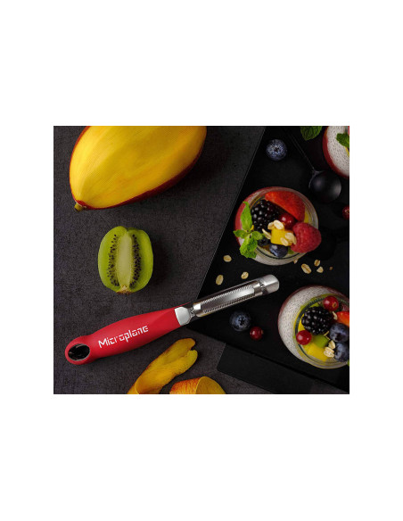 Microplane professional saver com lâmina dupla de serrilha móvel