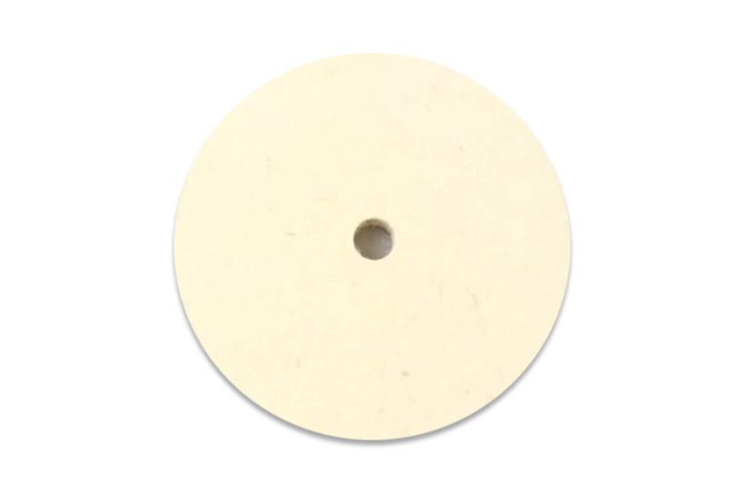 Disco de fieltro pulidor 150 x 20 x 15 mm para amoladora eléctrica Fischer 75800