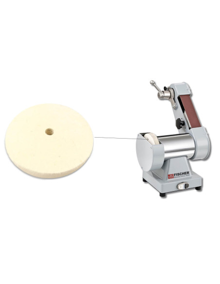 Disco de fieltro pulidor 150 x 20 x 15 mm para amoladora eléctrica Fischer 75800