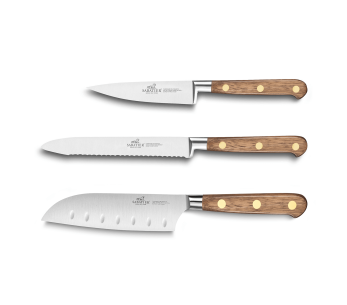 3 kpl Sabatier Perigord Office + Universal + Mini Santoku -veitset, setti 2