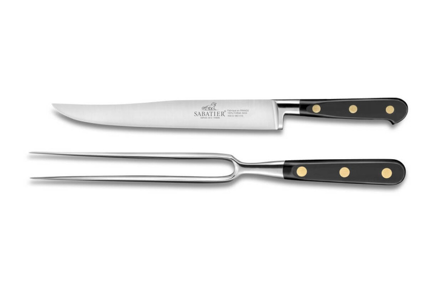 Tábua de cortar Ideal SABATIER Rebites de latão 100% em aço inoxidável forjado