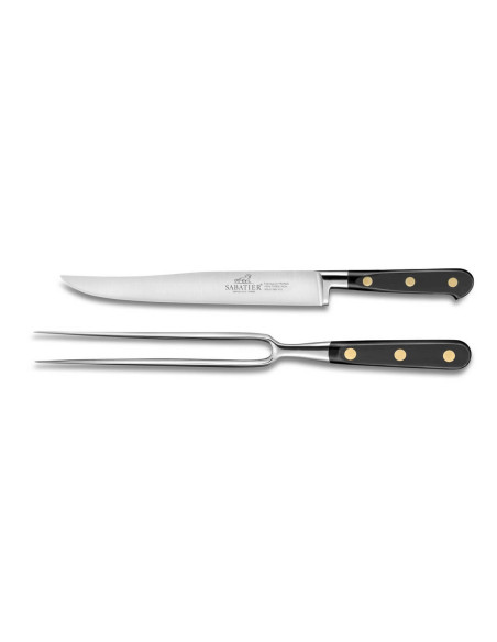 Tranchierbesteck SABATIER Idéal Inox 100% geschmiedet Messingnieten