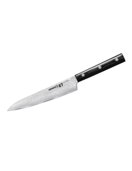 Set om 3 Samura Damascus 67 VG10-knivar