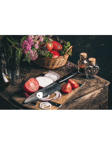 Conjunto de 3 facas Samura Damascus 67 VG10 em caixa