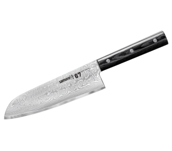 coltello santoku Samura Damasco 67 VG10 damas 17,5cm