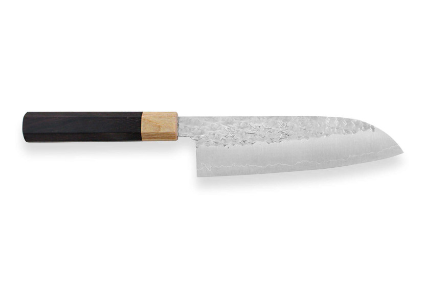 Gehamerd Japans santoku mes Yu Kurosaki senko 16,5cm staal SG2