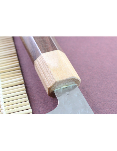 Gehamerd Japans santoku mes Yu Kurosaki senko 16,5cm staal SG2