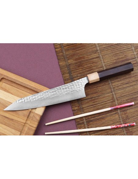 Japans gehamerd koksmes Yu Kurosaki senko 21cm SG2 staal