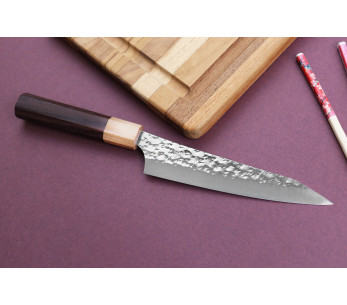 Yu Kurosaki senko 15cm SG2 staal ambachtelijk gehamerd Japans universeel mes 2