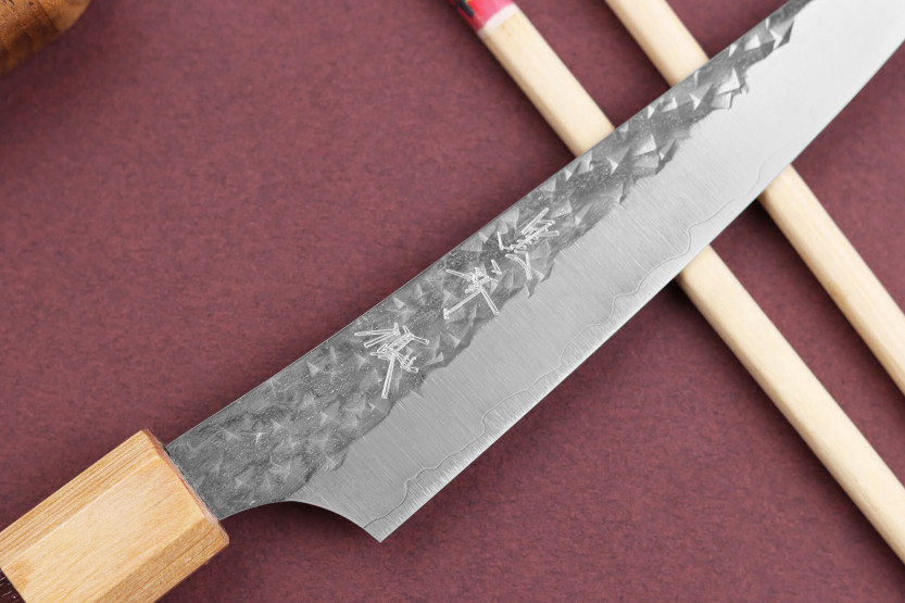 Yu Kurosaki senko 13cm SG2 steel artisanal hammered japanese Universal knife