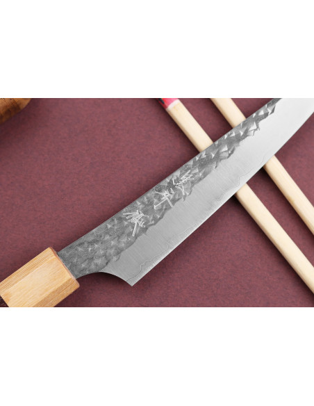 Yu Kurosaki senko 13cm SG2 staal ambachtelijk gehamerd Japans universeel mes