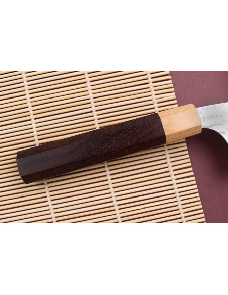 Hamret japansk kokkekniv Yu Kurosaki senko 24 cm SG2-stål