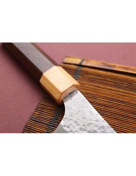Couteau sujihiki kirsikka Japanilainen artesaani martelé Yu Kurosaki senko 27cm acier SG2