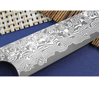 Yoshimi Kato 15 cm VG10 Damaskus nikkel håndlavet japansk universalkniv 2