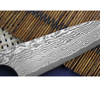 Yoshimi Kato 8,5 cm VG10  Damasco in legno di ciliegio, spelucchino giapponese fatto a mano 2